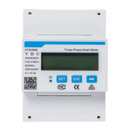 3-PHASE METER DTSU666 für direkte Messung bis 80A, 3-phasig