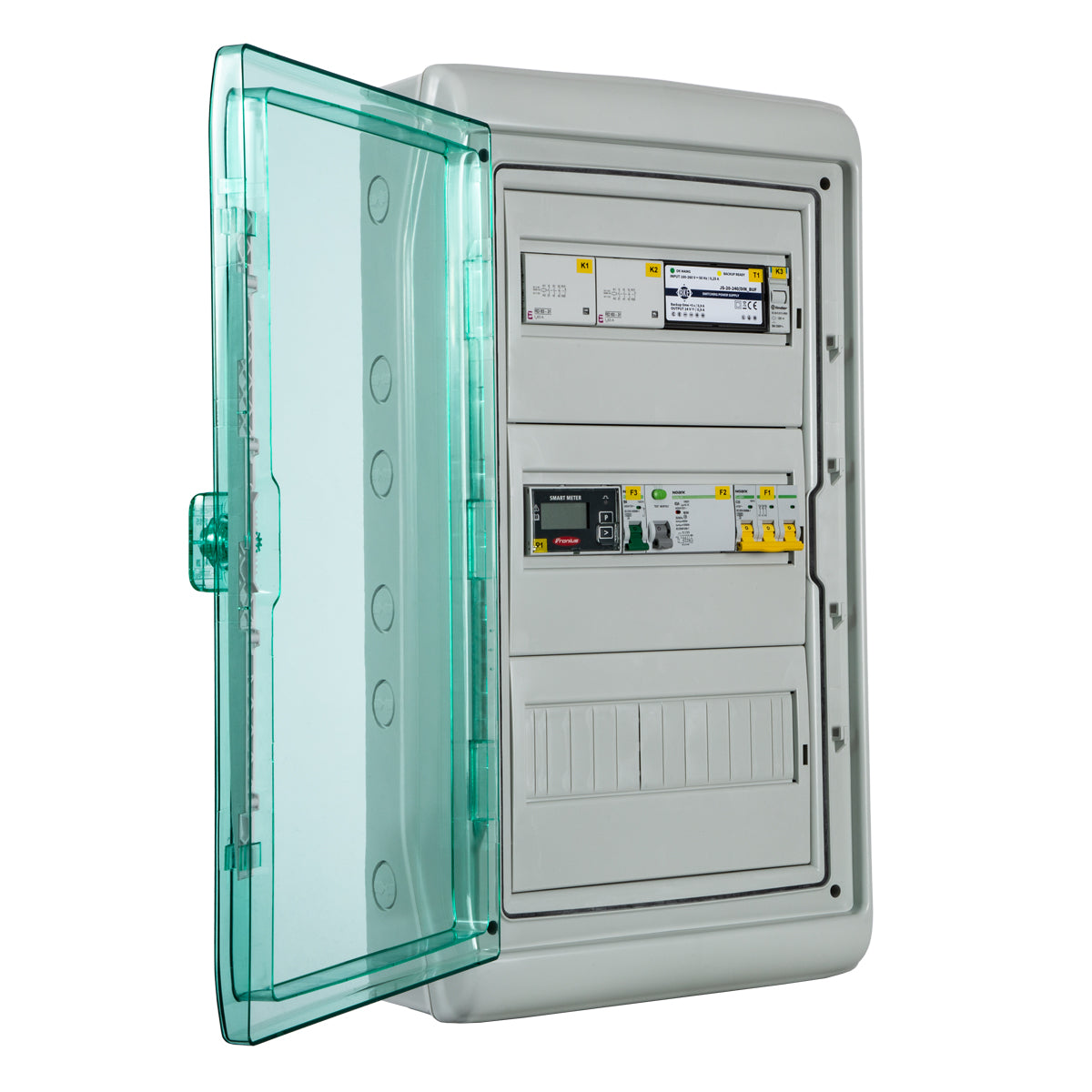 enwitec Netzumschaltbox für Fronius Energy Package System – 20kW, FRT, 3-polig, TN-S + Smartmeter